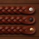 thumbnail image 2 of Tiradores de cuero trenzado Brute Strength color cognac de 20 cm, 2 of 9