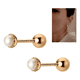 thumbnail image 1 of Aros 18 Kilates (18k) Para Bebe Atornillados #3, 1 of 3