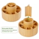 thumbnail image 5 of Organizador de escritorio Utoplike Bamboo, material de arte giratorio con 11 secciones, 5 of 7