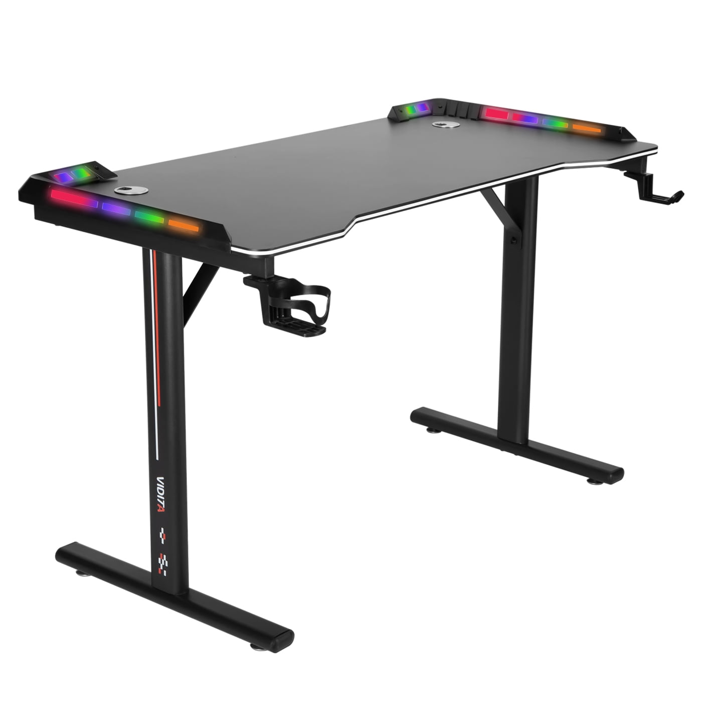 Vidita - Escritorio Gamer T-rgb 120cm Mesa Gamer Con Luces Profesional