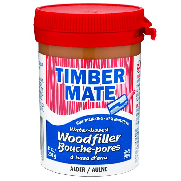 Relleno para madera Timbermate a base de agua, 240 ml, aliso
