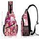 thumbnail image 2 of Oso de Fresa Lotso Riñonera Bandolera con Estampado Integral para Hombres y Mujeres, Bolso Cruzado Gráfico de Tendencia, Mochila de Hombro Streetwear para Ciclismo y Deportes, Riñonera Versátil Casual, 2 of 6