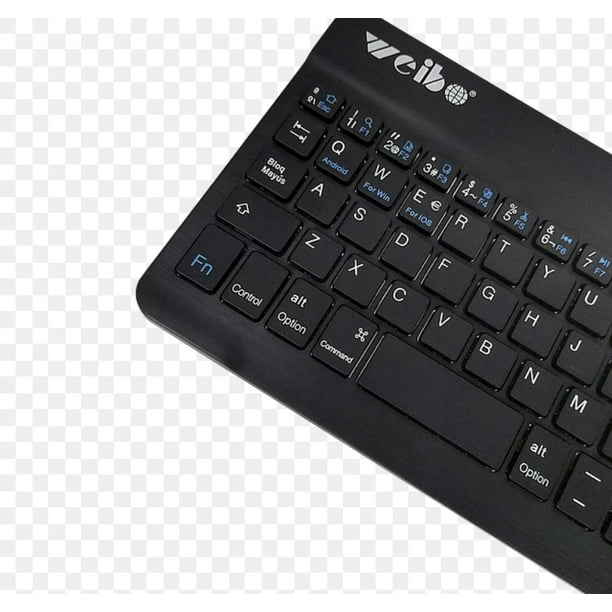 Teclado Inalambrico Bluetooth Negro Para Tablet Y Smartphone Lider