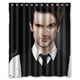 thumbnail image 1 of Cortina de ducha de baño Brendon Urie Panic con ganchos, tamaño 60 x 72 pulgadas, 1 of 3