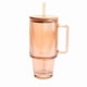 thumbnail image 1 of Vaso De Vidrio  Con Tapa Bambu y Bombilla 700ml, 1 of 4