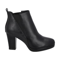 Botin Casual Mujer Negro Taco Medio Dazy Police