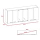 thumbnail image 4 of Mueble de Cocina Mural 6 Puertas 1.5 vidrio Miel y Plomo, 4 of 8