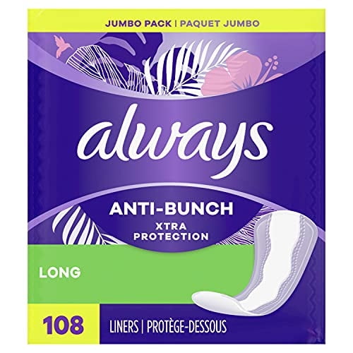 Panty Liners Always Anti-Bunch Xtra Protection 108 unidades