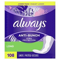 Panty Liners Always Anti-Bunch Xtra Protection 108 Unidades