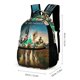 thumbnail image 2 of El Mago de la Ciudad Esmeralda Mochila Escolar para Niños y Niñas, Mochila Infantil de Alta Calidad Ligera, Grande y Duradera 43x15x32cm, 2 of 6