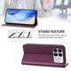 thumbnail image 3 of Funda Billetera con Soporte para Xiaomi Poco F8 Ultra Bloqueo RFID Plegable Violeta, 3 of 6