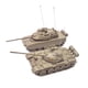thumbnail image 2 of 2 Piezas 1/72 Kits De Modelo De Tanque De Construcción Artesanal Para Exhibición Recuerdo Niño Amarillo, 2 of 5