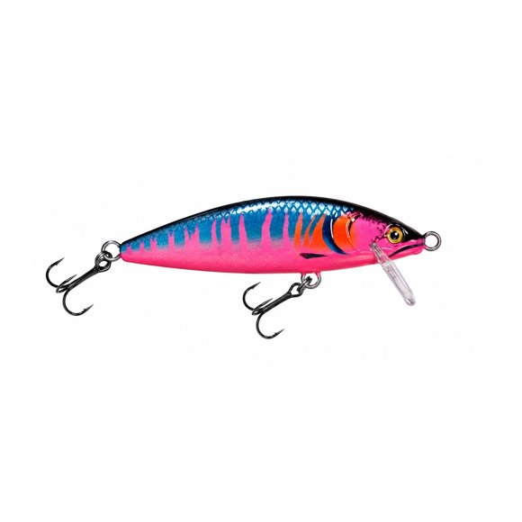 Señuelo Poseidon Minnow 8 g Hot Pink Blue para Trucha y Salmón 2 Anzuelos Triples