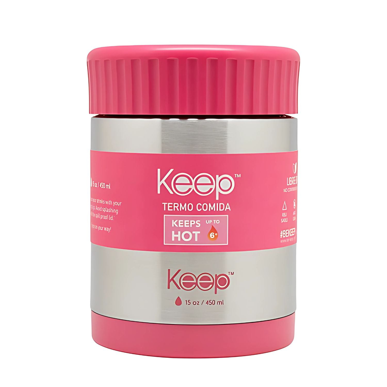 Termo Comida Keep 450 Ml Color Fucsia - Ps