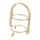 thumbnail image 4 of Soporte De Metal De Dos Niveles Para Postres Y Tartas, Accesorio Multiusos, Elegante, 31,5 X 23 Cm, Dorado, 4 of 5