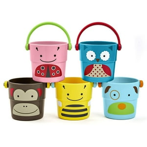 Skip Hop Baby Bath Toy, Zoo Stack Yamp; Pour Buckets Skip Hop Skip Hop