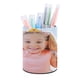 thumbnail image 1 of Amor Diana-theme Cylinder Pen Holder Pencil Organizer with Flannel Lining PVC Leather Material Cardboard Base for study work 10*8CM, 1 of 6
