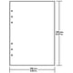 thumbnail image 5 of Papel en blanco Sort Out My Life, tamaño A5, 160 g/m², 160 hojas, color blanco, 5 of 5