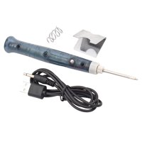 Magideal - Kit De Soldador De Mano Inalámbrico, Herramienta De Reparación De Soldadura Ligera Portátil Con Carga Usb, Desoldador De Producción Electrónica