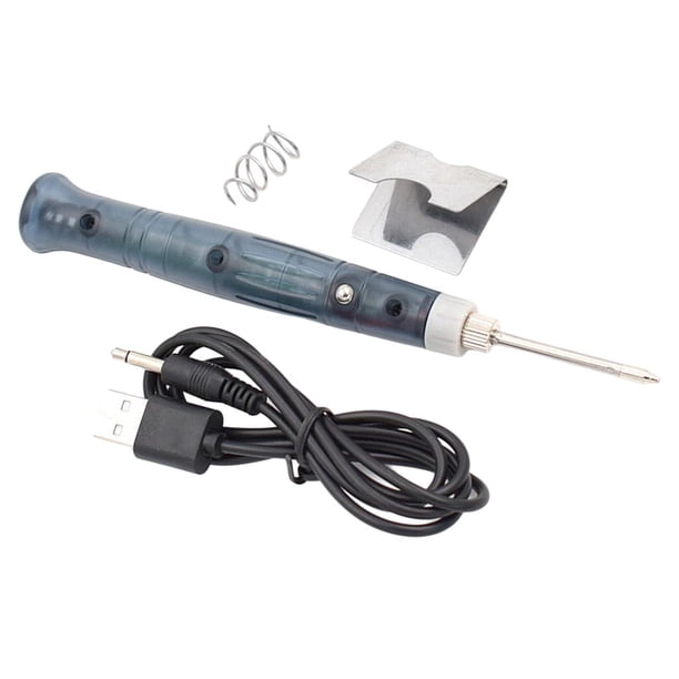 Kit de soldador de mano inalámbrico, herramienta de reparación de soldadura ligera portátil con carga USB, desoldador de producción electrónica