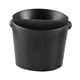 thumbnail image 1 of Contenedor De Posos Antideslizante Para Café Expreso Knock Box Para Cafeterías Y Restaurantes, Color Negro, 1 of 5