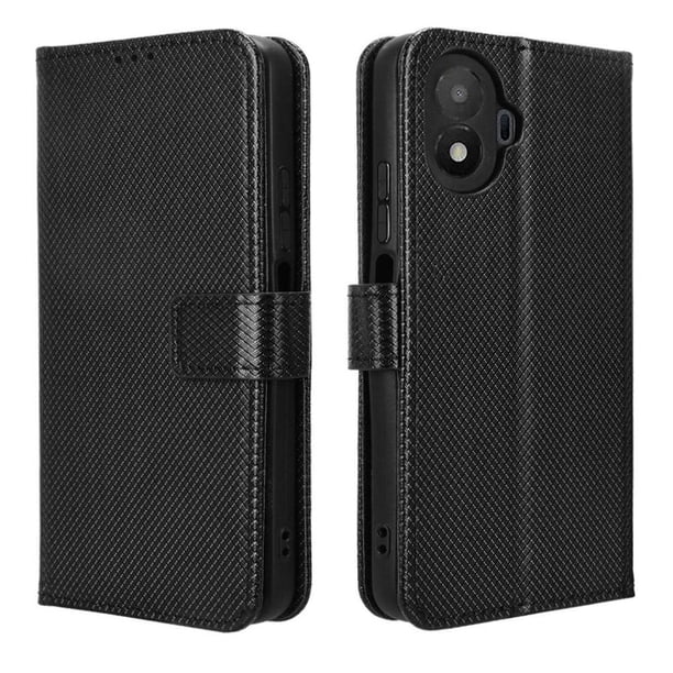 Funda Billetera para Motorola Edge 2024 5G con Ranuras y Soporte Marrón