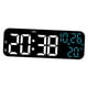 thumbnail image 2 of Reloj Despertador Digital Dst Moderno Reloj De Mesa Para Oficina Mesita De Noche Sala De Estar Blanco Azul, 2 of 3