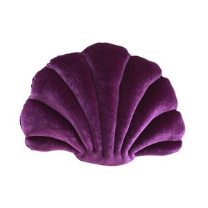 Bothyi - Cojín Decorativo De Concha Cojín De Concha Cojín Regalo De Cumpleaños Lindo Púrpura Oscuro