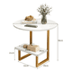thumbnail image 3 of Mesa De Centro Redondo De Fierro Y Madera Living #3, 3 of 3