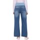thumbnail image 3 of INSPIRE CHIC Jeans de Maternidad para Mujeres Rotos Desgastados con Encaje Patchwork Sobre el Vientre Soporte Pantalones de Mezclilla de Embarazo L Azul, 3 of 6