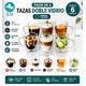 thumbnail image 2 of Pack 6 Tazas Doble Vidrio con Asa 450ml | Térmicas Frío y Caliente, 2 of 3
