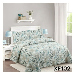 Genérico - Cubrecama Quilt Verano 2 Plazas - Fearless Xf102