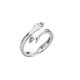 thumbnail image 1 of Anillo Abrazo Plata real Sterlina 925 abrazo amor/ 10, 1 of 5