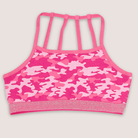 Lady Genny - Top Infantil De Algodón Con Elástico Glitter