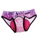 thumbnail image 5 of Ropa Interior De Ciclismo Para Mujer Pantalones Cortos De Montar En Bicicleta Acolchados En 3D M Pink Snow Leopard, 5 of 5