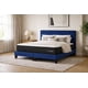 thumbnail image 2 of Cama 2 Plazas Completa Azul | Base Europea + Colchón Excellense Plus 25CM + Respaldo Tapizado, 2 of 9