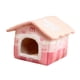 thumbnail image 2 of Camas Para Gatos Para Gatos De Interior, Extraíble, Lavable, Encantadora Cama Para Dormir, Cama Para Gatos, Cueva, Rosa, S, 2 of 5