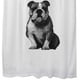 thumbnail image 3 of Cortina para Baño Estampada Bulldog con Forro 2 Piezas, 3 of 4