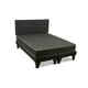 thumbnail image 3 of Cama Europea Espumix New Basic Black 2 Plazas + Respaldo punto, 3 of 5