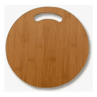 Genérico - Pack 3 Tablas Para Cortar Verduras Carnes 30Cm Circular Redonda Bambú