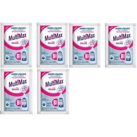 Detergente Ultra Concentrado 4.8 Litros Multimax Para Diluir