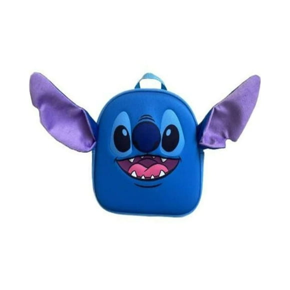 Mochila 3d Infantil 3d Con Arnes Stitch S16