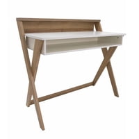 Muebles Gacela - Escritorio Moderno Crux Con Estante