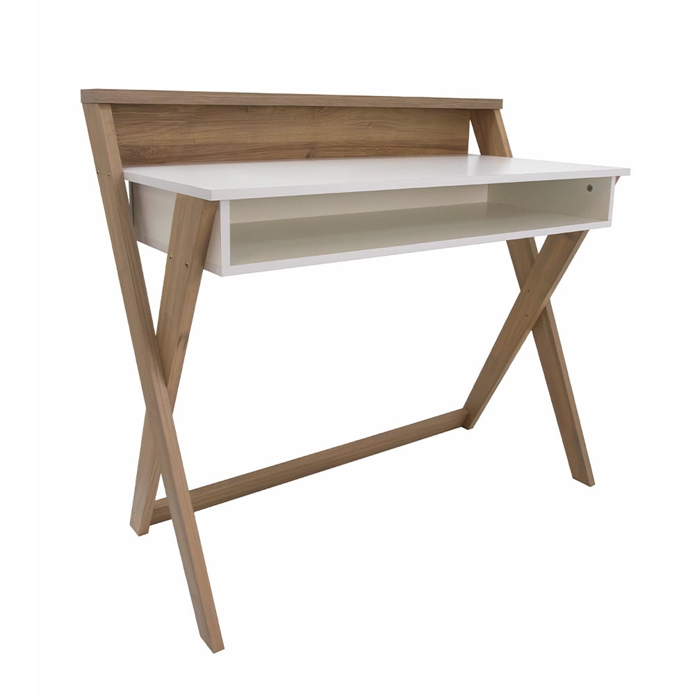 Muebles Gacela - Escritorio Moderno Crux Con Estante