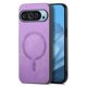 thumbnail image 1 of Magnetic Slim Case for Google Pixel 9 Pro with Camera Guard & Anti-Scratch Back Purple, 1 of 5