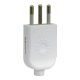 thumbnail image 1 of Enchufe Macho Blanco 2P+T 10 Amp 250v bco, 1 of 3