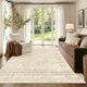 thumbnail image 1 of Alfombra de Área LòutiRoot Home 122 x 183 cm Beige Vintage Lavable, 1 of 8