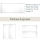 thumbnail image 5 of Set de Organizadores para Cajones STORi SimpleSort de 2 Piezas en Plástico Transparente, 5 of 8