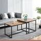thumbnail image 2 of Mesa de centro doble rectangular - Madera clara, 2 of 4