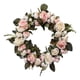 thumbnail image 3 of Guirnalda De Flores Artificiales Seda Rosa Flor Vid Boda Patio Decoración Rosa A, 3 of 5